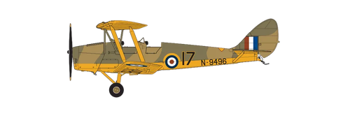 Maquette d'avion militaire : De Aviland Tiger Moth 1/48 - Airfix A04104A