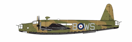 Maquette d'avion militaire : Vickers Wellinton Mk.IA/C 1/72 - Airfix A08019A
