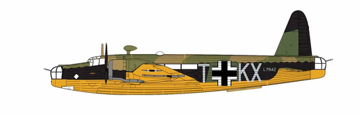Maquette d'avion militaire : Vickers Wellinton Mk.IA/C 1/72 - Airfix A08019A