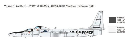 Maquette avion militaire : TR-1A/B - 1/48 - Italeri 02809