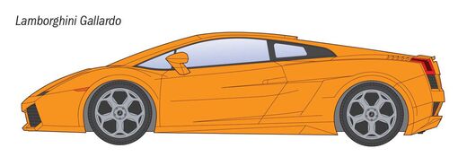 Maquette Lamborghini Gallardo 1/24 - Italeri 03673