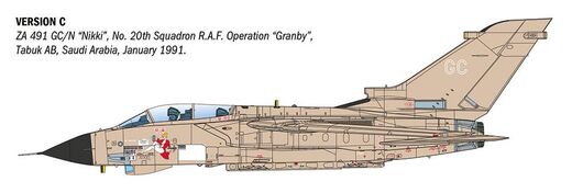 Maquette chasseur militaire : Tornado GR.1 Desert Storm 1/32 - Italeri 2521