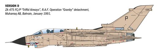 Maquette chasseur militaire : Tornado GR.1 Desert Storm 1/32 - Italeri 2521