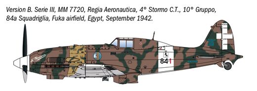 Maquette chasseur militaire : Macchi MC.202 1/32 - Italeri 2524
