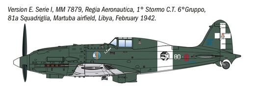 Maquette chasseur militaire : Macchi MC.202 1/32 - Italeri 2524