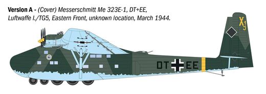 Maquette d'un avion militaire : Messerschmitt Me 323 Gigant 1/72 - Italeri 90104