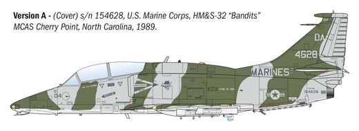 Maquette d'un avion militaire : OA-4M Skyhawk 1/72 - Italeri 90165