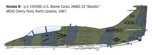 Maquette d'un avion militaire : OA-4M Skyhawk 1/72 - Italeri 90165