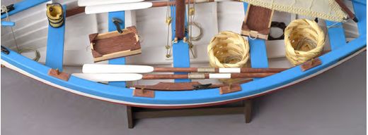 Maquette Bateau de Pêche Français en Bois La Provençale 1:20