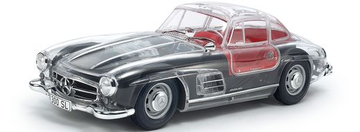 Maquette Mercedes Benz 300 SL full view au 1/24 - Tamiya 24366