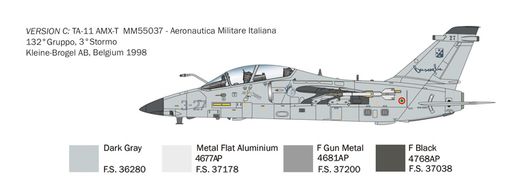 Maquette avion militaire : AMX-T 1/72 - Italeri 1471