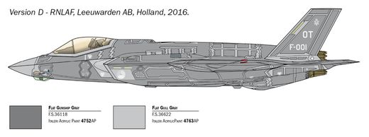 Maquette d'avion : F-35 A LIGHTNING II CTOL - 1:72 - Italeri 01409