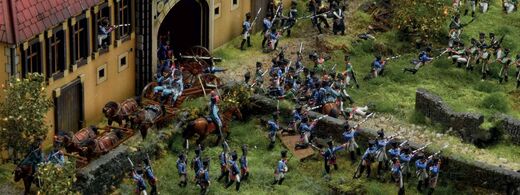 Diorama militaire : Leipzig 1813 - La bataille des Nations au 1/72 - Italeri 06119 6119
