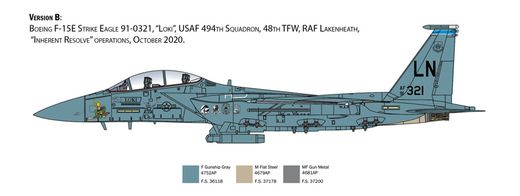 Maquette avion militaire : F-15E Strike Eagle 1/48 - Italeri 2803