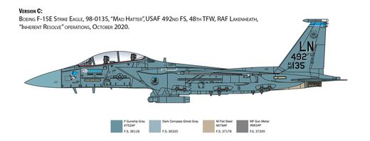 Maquette avion militaire : F-15E Strike Eagle 1/48 - Italeri 2803