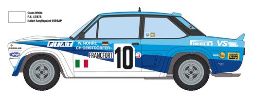 Maquette voiture de course : Fiat 131 Abarth Rally 1/24 - Italeri 3662