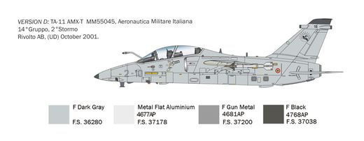 Maquette avion militaire : AMX-T 1/72 - Italeri 1471