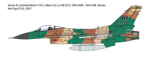 Maquette d'avion militaire : War Thunder Series F-16C Fighting Falcon 1/48 - Italeri 35105