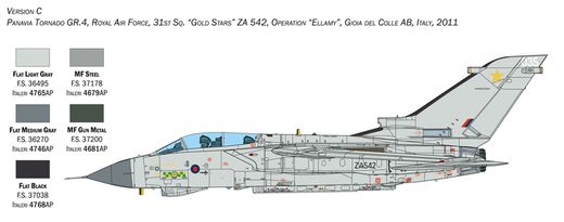 Maquette avion militaire : Tornado GR. 4 - 1:32 - Italeri 02513 2513