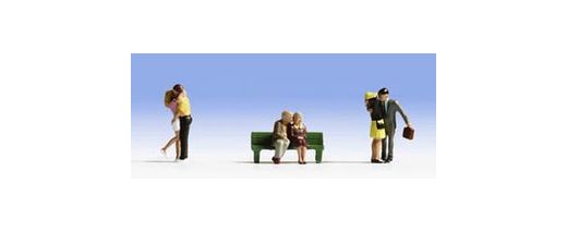 Figurines miniatures :  Couple d'amoureux  - Noch 15510