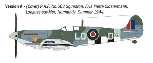 Maquette chasseur militaire : Spitfire Mk. IX Aces 1/48 - Italeri 2843