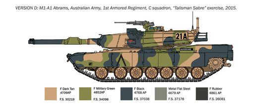 Maquette d'un blindé : M1A1 Abrams War Thunder 1/35 - Italeri 35108