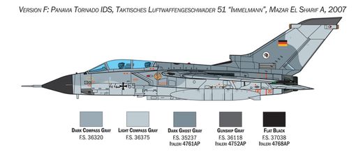 Maquette d'avion militaire : Tornado GR.1/IDS Gulf War - War Thunder 1/48 - Italeri 35107