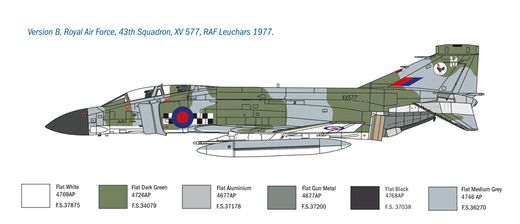 Maquette avion : F‐4 Phantom FG.1 - 1/72 - Italeri 1434 01434