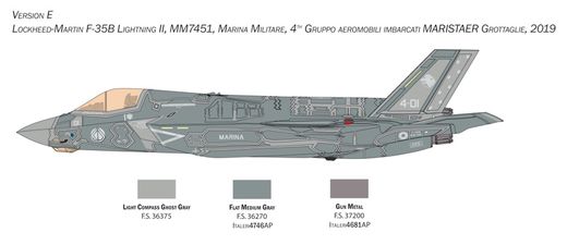Maquette avion militaire : F-35 B Lightning II 1/48 - Italeri 2810