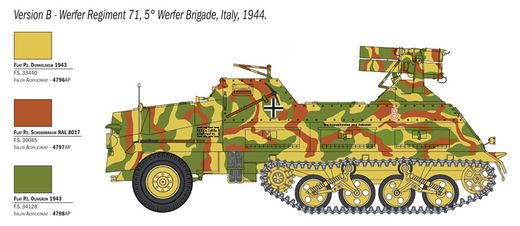 Sd.Kfz.4/1 15cm Panzerwerfer 42 - Italeri 06546