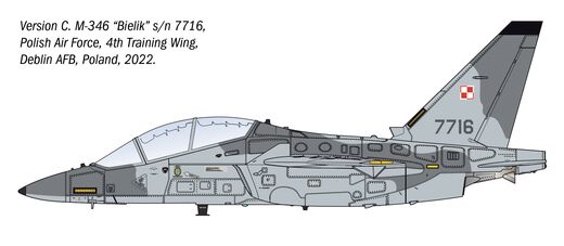 Maquette chasseur militaire : M-346 Master 1/72 - Italeri 1480