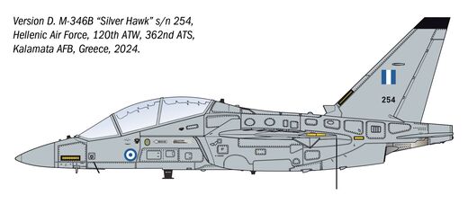 Maquette chasseur militaire : M-346 Master 1/72 - Italeri 1480