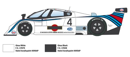 Maquette voiture de sport : Lancia LC2 - 1:24 - Italeri 03641 3641