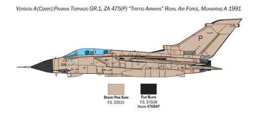Maquette d'avion militaire : Tornado GR.1/IDS Gulf War - War Thunder 1/48 - Italeri 35107