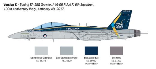 Maquette avion de chasse : EA-18G Growler 1/48 - Italeri 2824