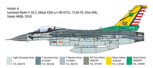 Maquette avion : F-16C Fighting Falcon 1/48 - Italeri 2825