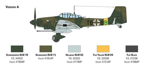 Maquette avion militaire : Ju 87 G-1 Stuka Kanonenvogel 1/48 - Italeri 2830