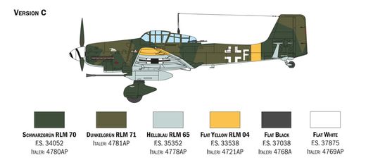 Maquette avion militaire : Ju 87 G-1 Stuka Kanonenvogel 1/48 - Italeri 2830