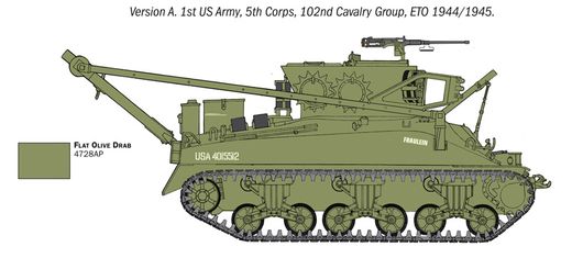 Maquette militaire : M32B1 ARV - 1:35 - Italeri 06547