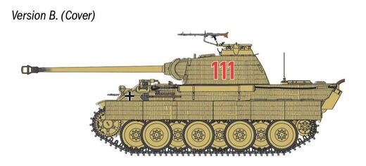Coffret cadeau véhicule militaire : Starter set Panther Sd.Kfz.171 Ausf. A 1/56 - Italeri 75003Coffret cadeau véhicule militaire : Starter set Panther Sd.Kfz.171 Ausf. A 1/56 - Italeri 75003