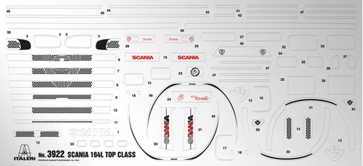 Maquette camion : Scania 164L Topclass - 1:24 - Italeri 03922