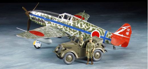Maquette d'avion : Kawasaki Ki‐61‐Id Hien (Tony) & Kurogane 1/48 - Tamiya 25203