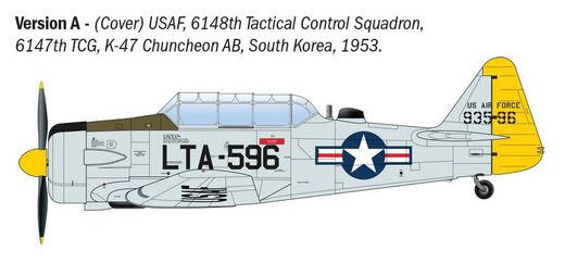 Maquette d'un avion militaire : T-6G Texan 1/48 - Italeri 92652