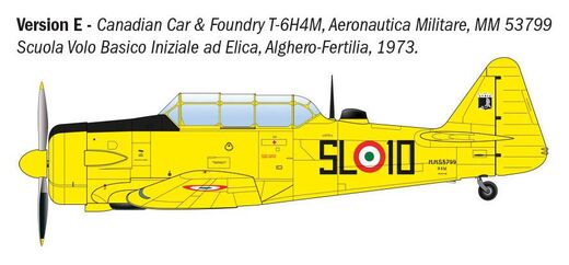 Maquette d'un avion militaire : T-6G Texan 1/48 - Italeri 92652