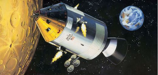 Maquette collection spatiale : Apollo 11 Navette avec Intérieur - 1/32 - Revell 3702 03702