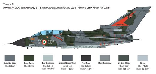 Maquette avion militaire : Tornado IDS 40e anniversaire 1/32 - Italeri 2520