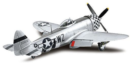 Maquette d'avion militaire : Republic P-47D Thunderbolt Bubbletop - 1:48 - Tamiya 61090F