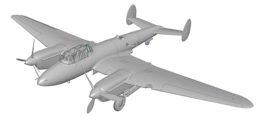 Maquette d'avion militaire : Petlyakov Pe‐2 - 1/48 - Zvezda 04809