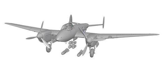 Maquette d'avion militaire : Petlyakov Pe‐2 - 1/48 - Zvezda 04809