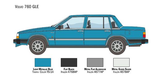 Maquette voiture : Volvo 760 GLE - 1/24 - Italeri 03623 3623